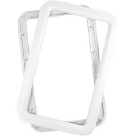 Jr Products JR PRODUCTS 11011 RV Parts For Reporting Door Window Frame; White J45-11011